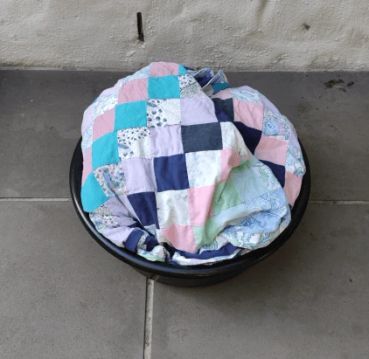 Wrap the pot tightly