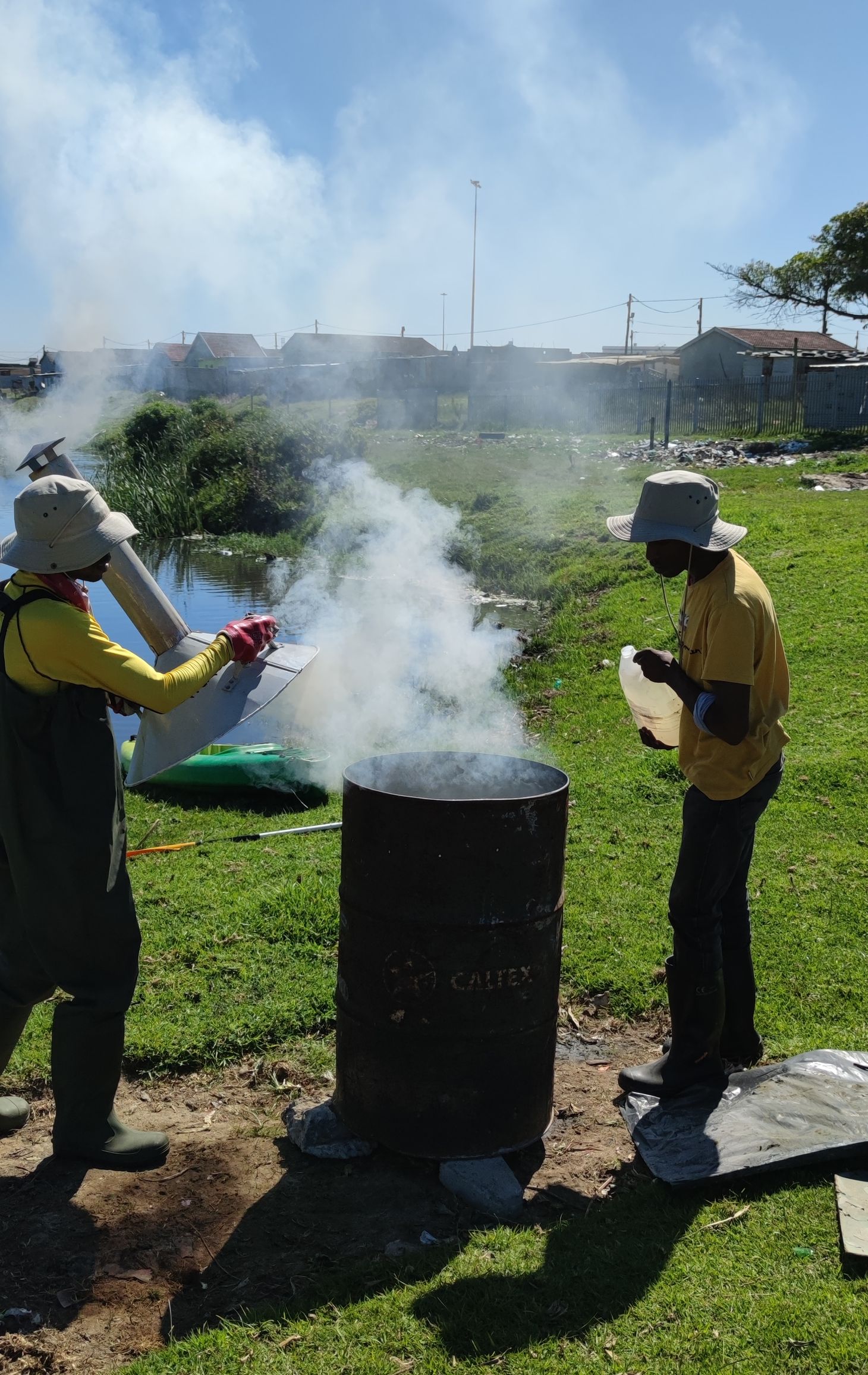Making biochar with a kiln