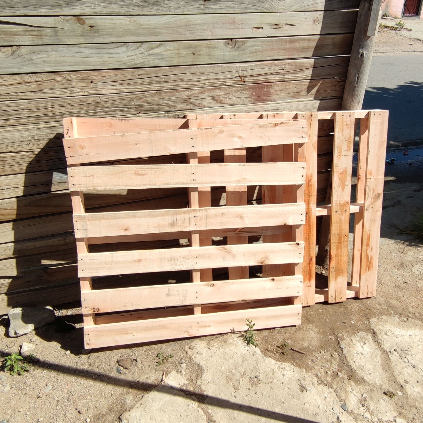 Palettes as we bought them