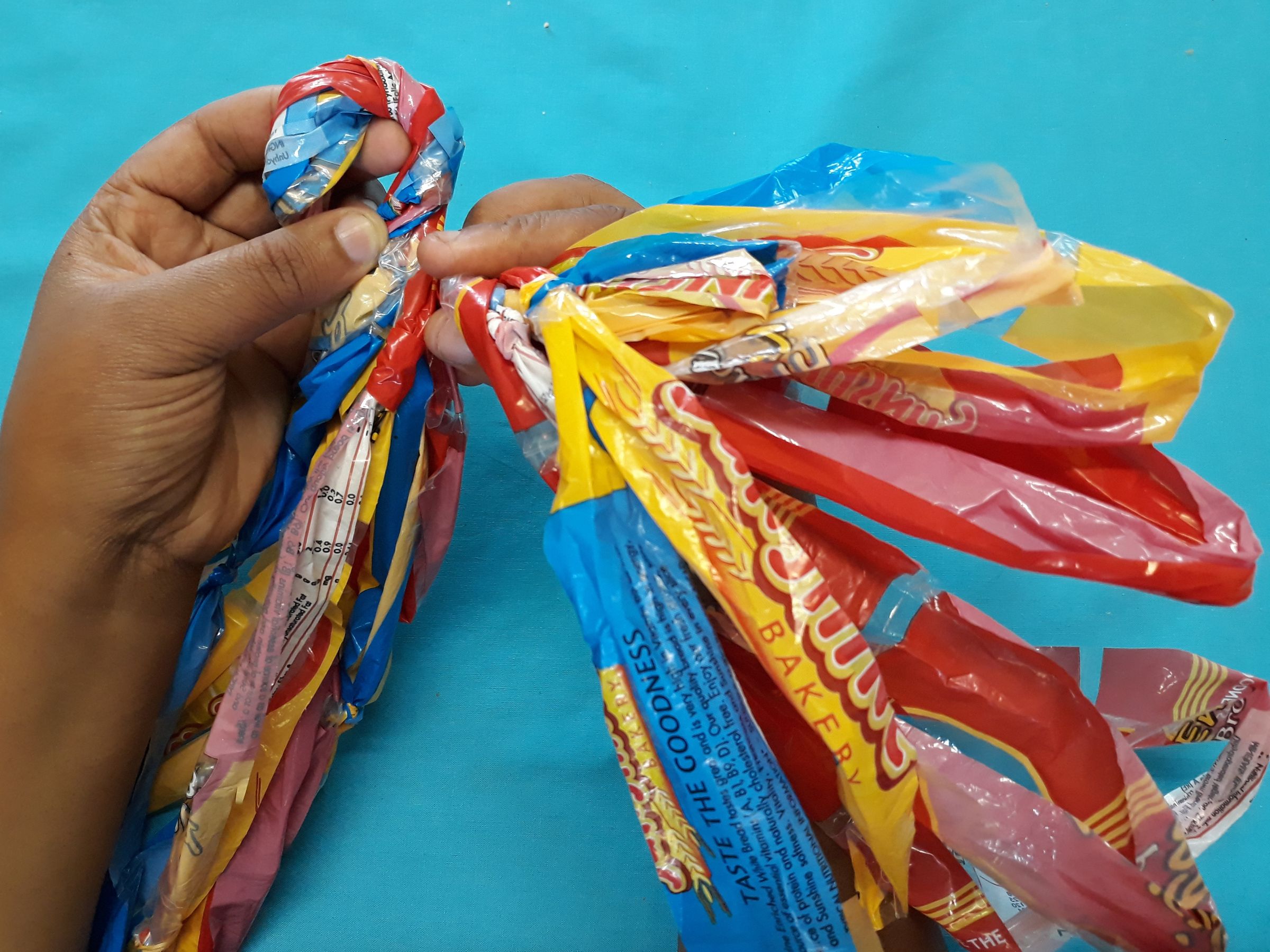 Make an overhand knot