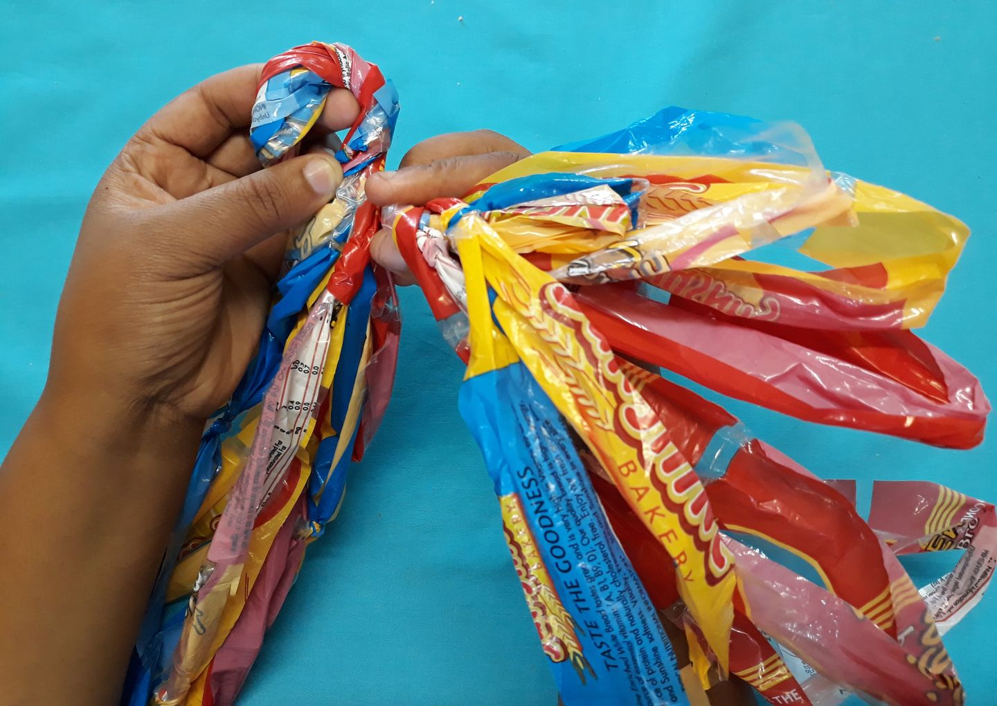 Make an overhand knot