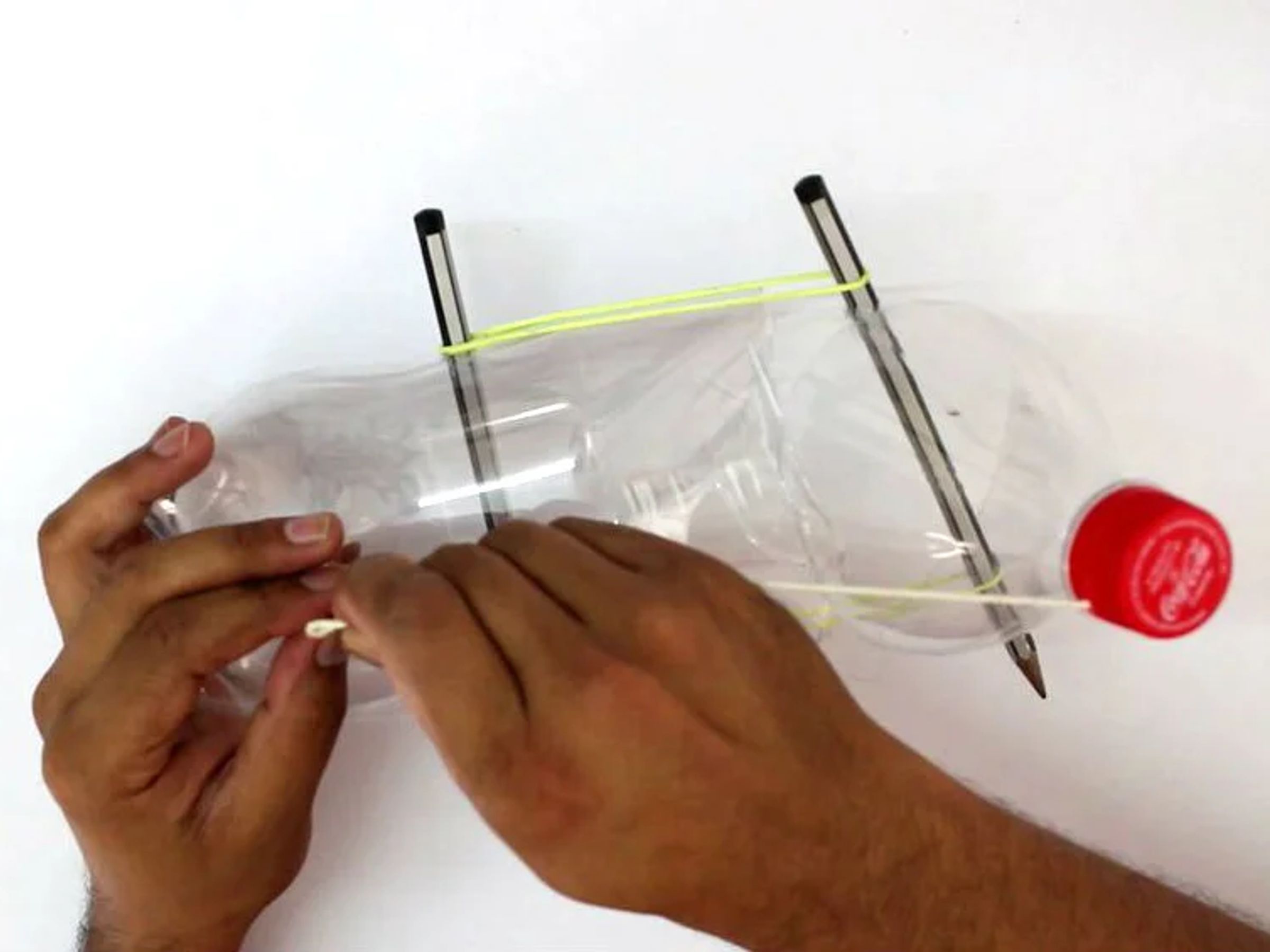 Place the Thread Loop on the Paper Clip