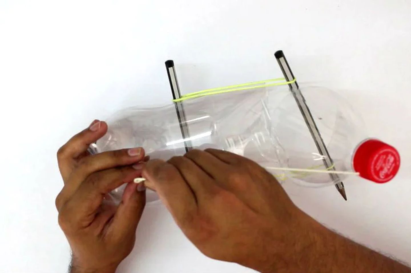 Place the Thread Loop on the Paper Clip