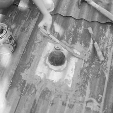 Apply rubber sealant