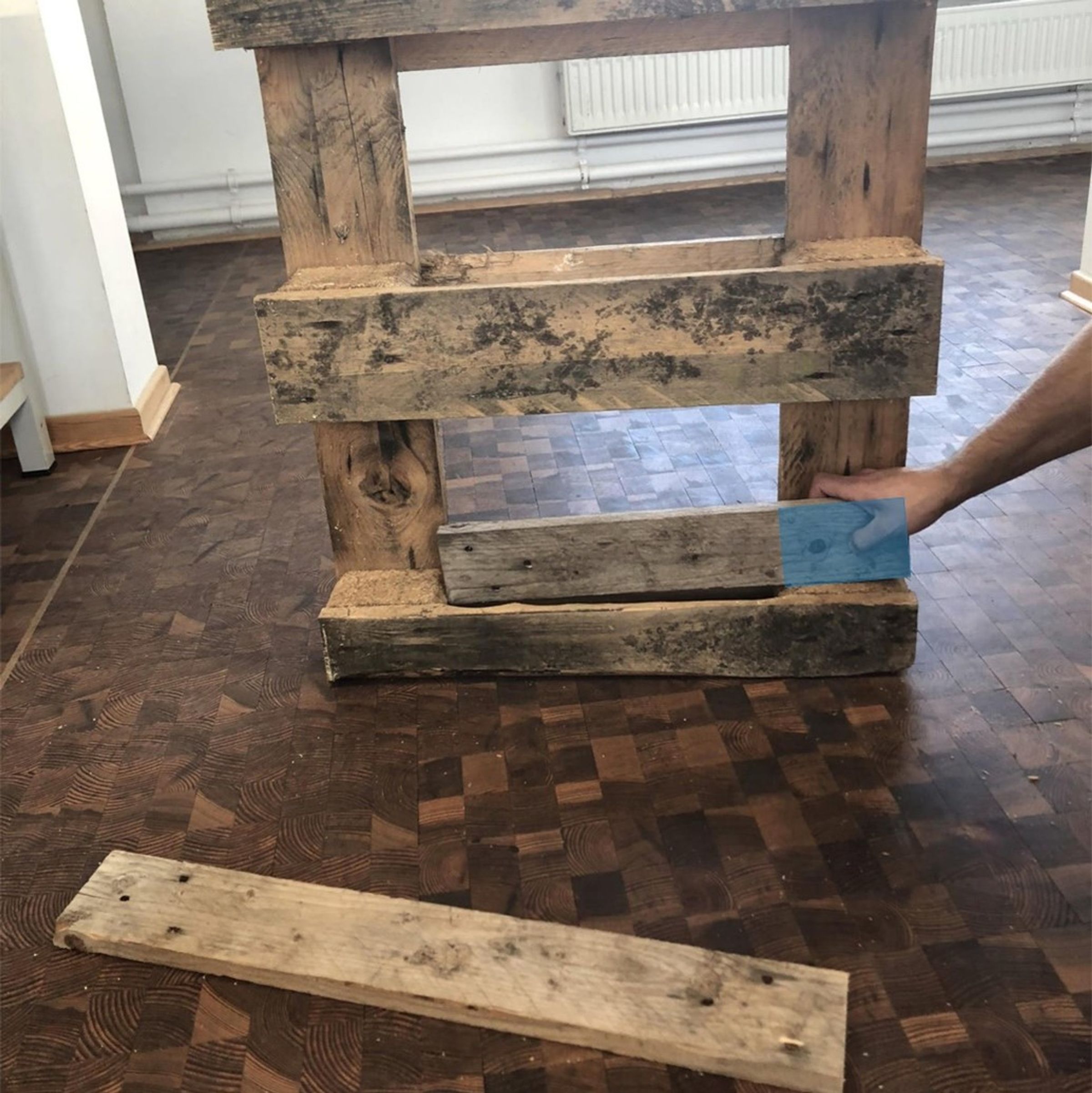 Cut the bottoms for the storage