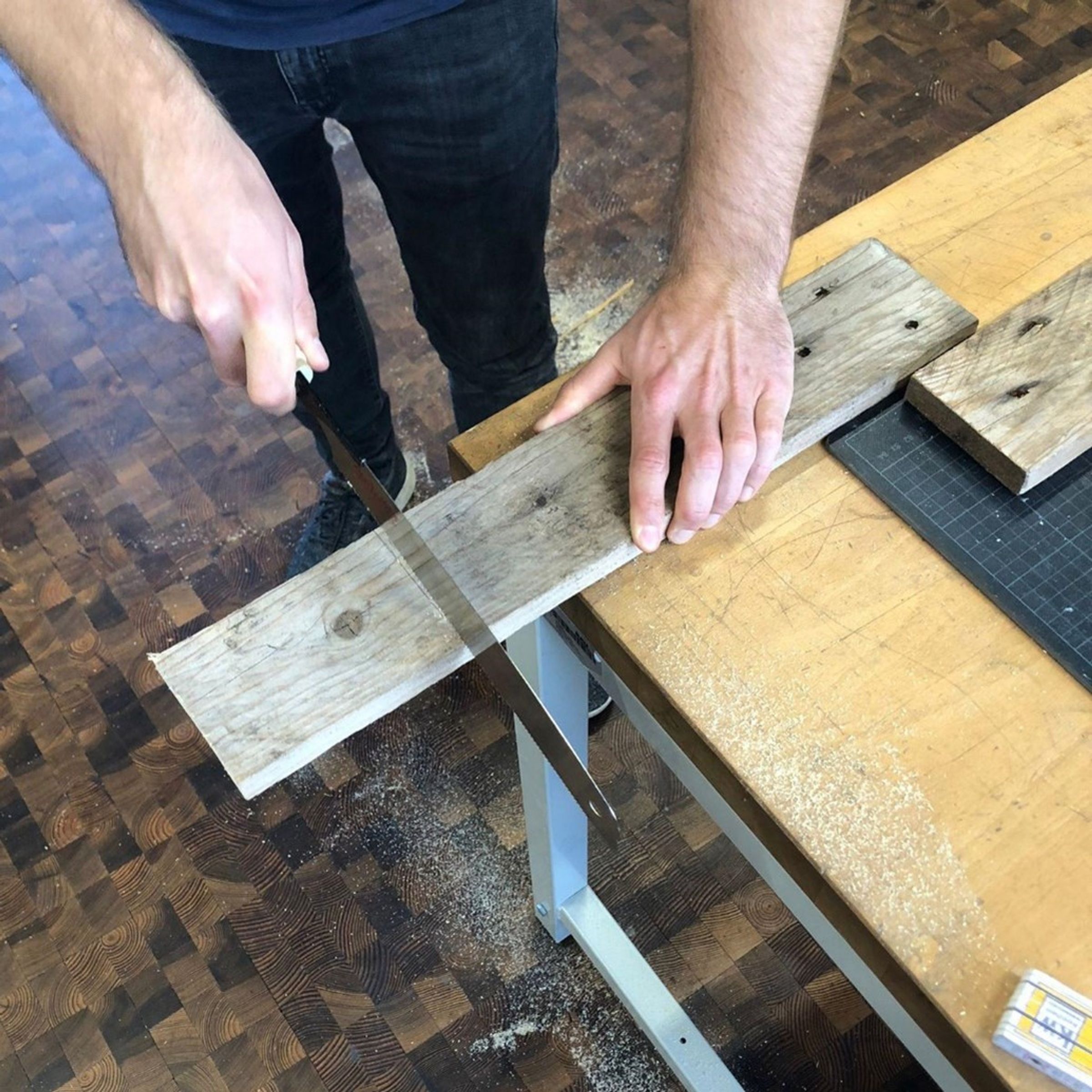 Cut the bottoms for the storage