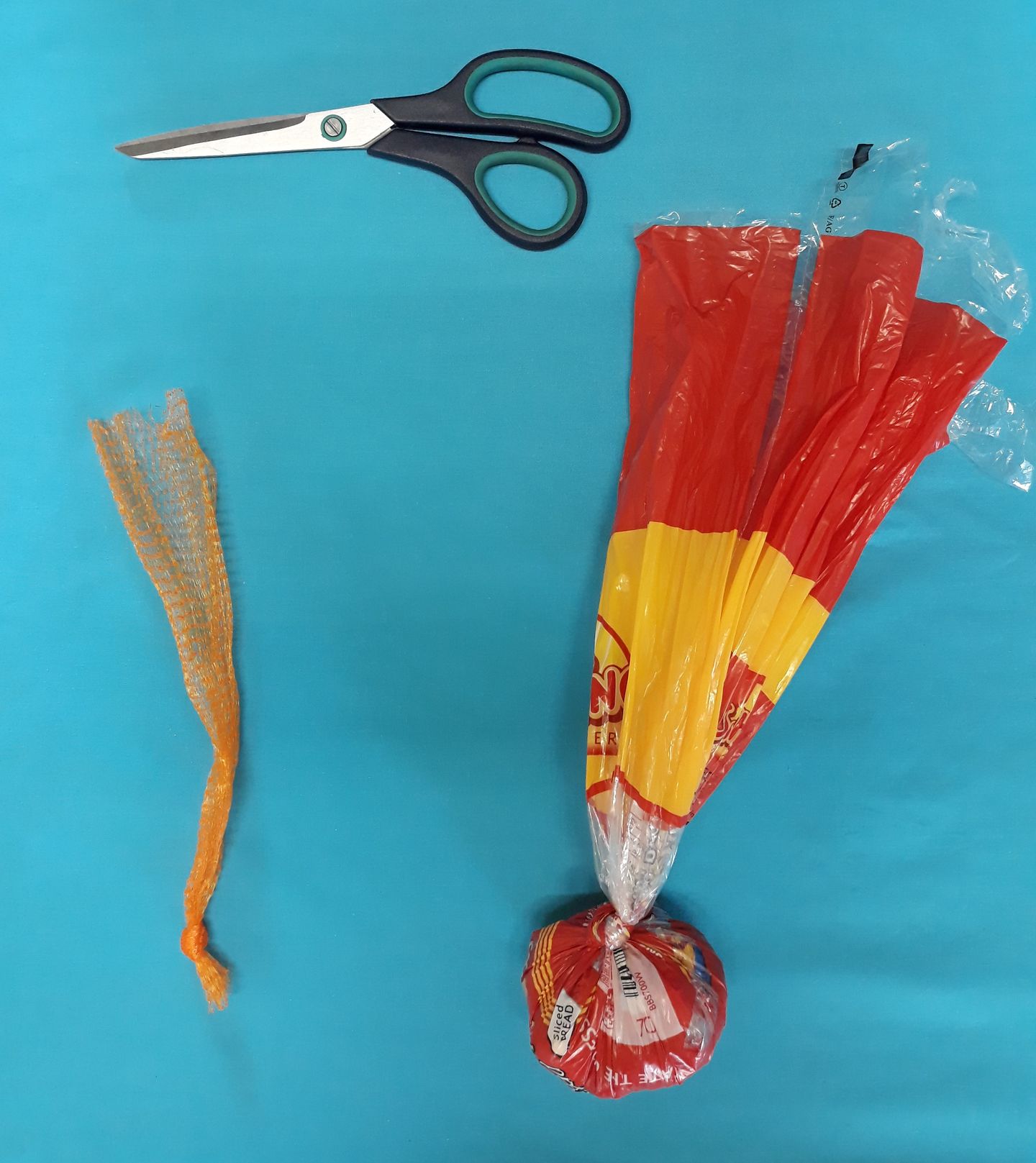 Tie a knot in the bag