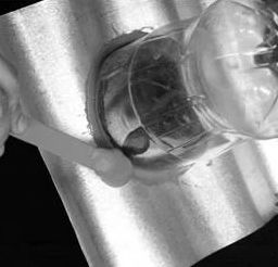 Apply rubber sealant