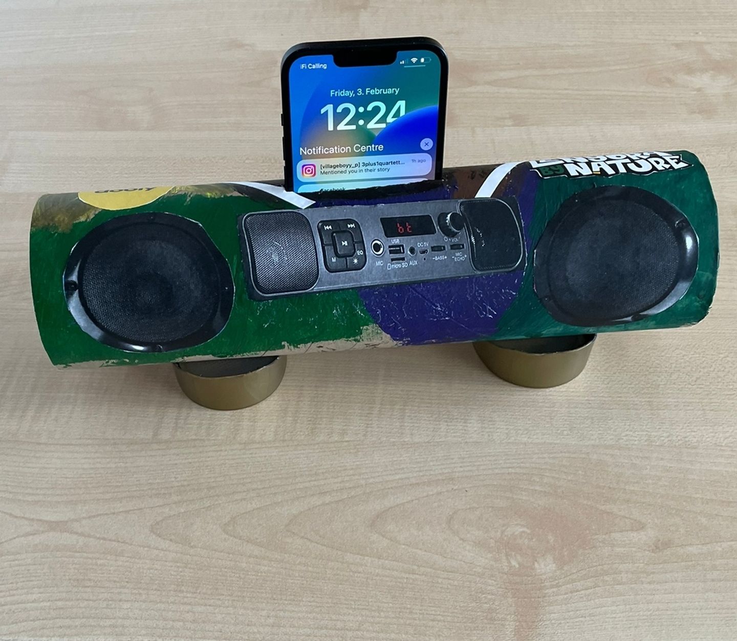 Assembled Boom Box