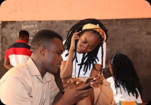 People in a class room