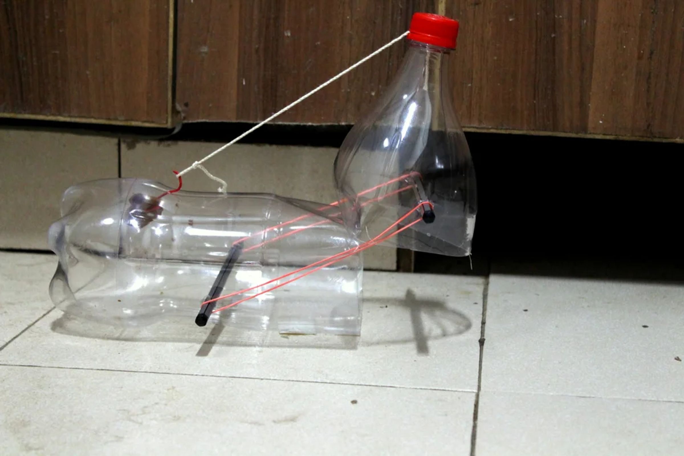 Ready assembled rat trap