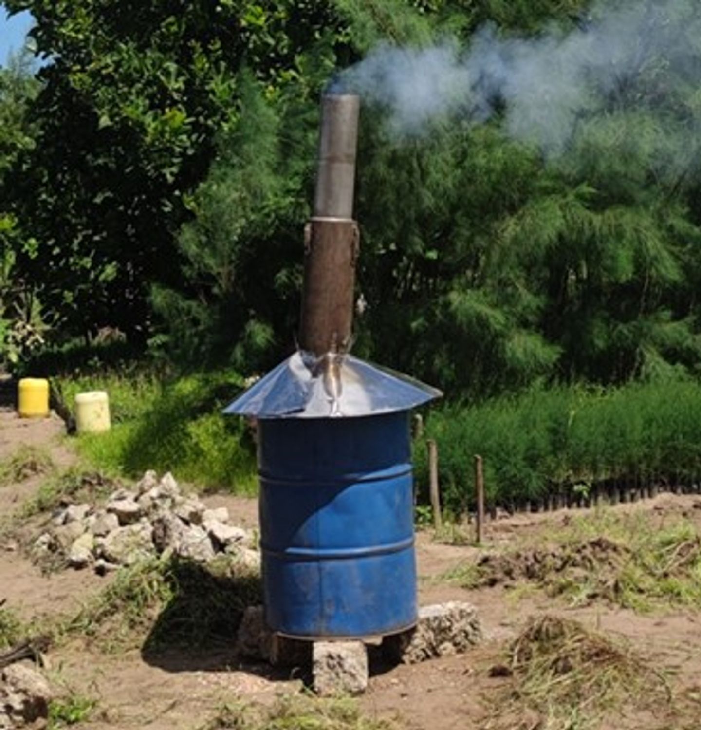 There will be smoke in the beginning